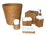 6pc rattan bath baskets